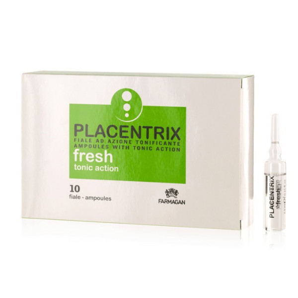 Farmagan Placentrix Fresh Lozione Rinfrescante Anti Caduta 10 x 7,5 ml